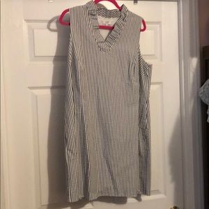 Striped Sleeveless Dress